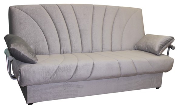 Прямой диван Рио с металлическими подлокотниками в Копейске - изображение