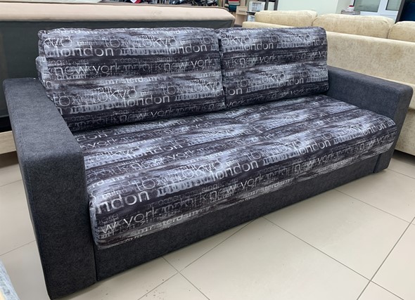 Прямой диван Сантана 4 без стола, еврокнижка велюр/шенилл в Копейске - изображение