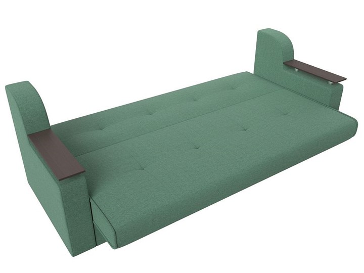 Прямой диван Сенатор книжка, Амур зеленый (Рогожка) в Копейске - изображение 1