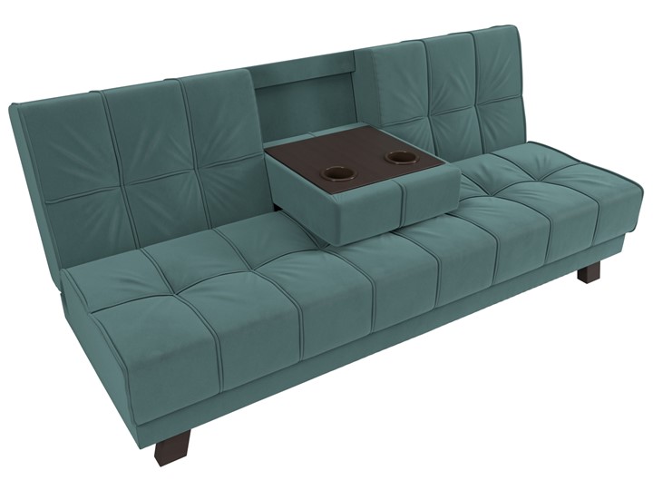 Прямой диван Винсент, Бирюзовый (велюр) в Миассе - изображение 7