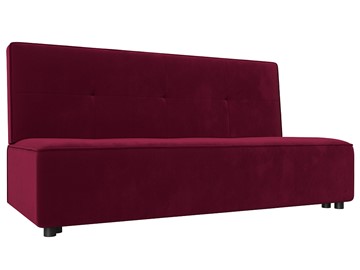 Прямой диван Зиммер, Бордовый (микровельвет) в Копейске