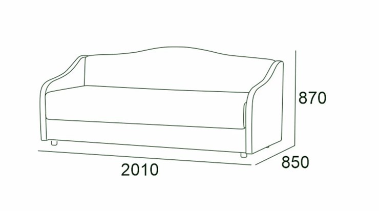 Прямой диван Либерти 1 БД в Миассе - изображение 17