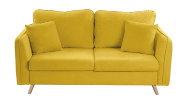 Мягкий диван Бертон желтый в Миассе