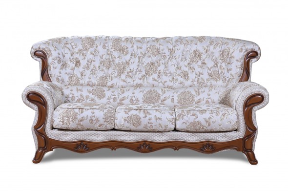 Прямой диван Барокко, ДБ3 в Миассе - изображение