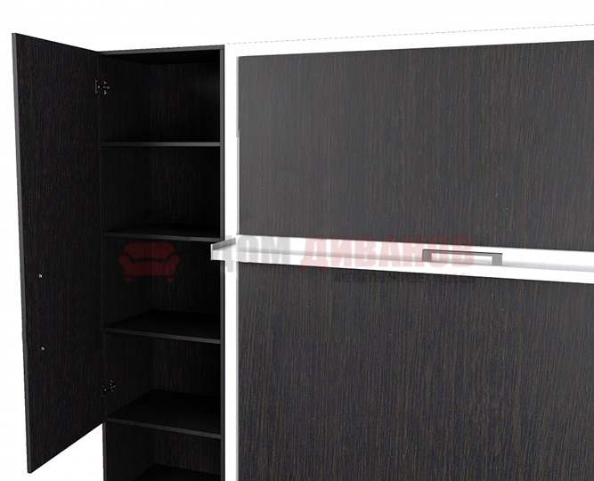 Диван Кровать-трансформер Smart (ШЛ+КД 1400+ШП), 2 шкафа, без подлокотников в Миассе - изображение 2