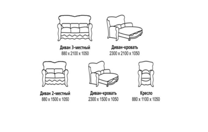 Малый диван Барокко 2, ДМ2 в Челябинске - изображение 4