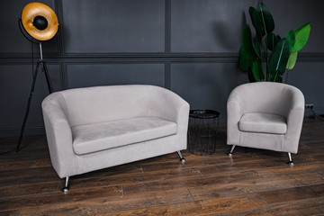Комплект мебели Брамс  цвет бежевый диван 2Д + кресло в Челябинске - предосмотр 1