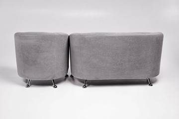 Комплект мебели Брамс  цвет серый диван 2Д + кресло в Миассе - предосмотр 2