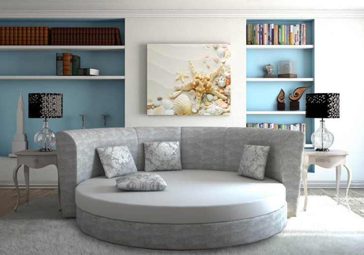 Круглый диван-кровать Смайл в Миассе - изображение 5