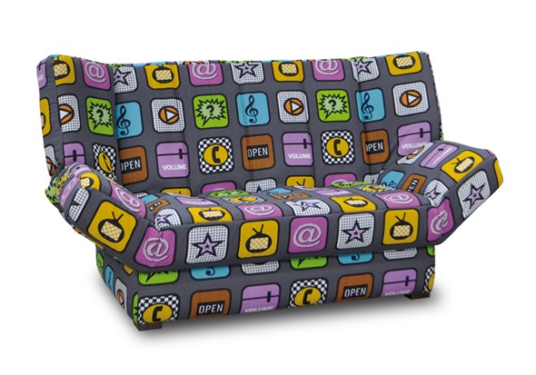 Прямой диван София Люкс пружинный блок в Златоусте - изображение