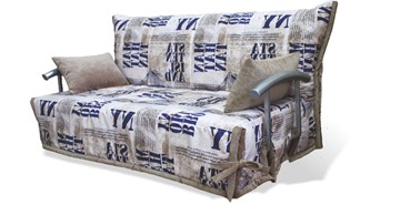 Прямой диван Hit-Divan Аккордеон с боковинами, спальное место 1200 в Миассе