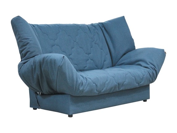 Прямой диван Ивона, темпо7синий в Миассе - изображение