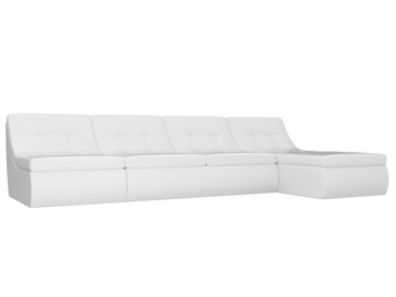Модульный угловой диван Холидей, Белый (экокожа) в Миассе