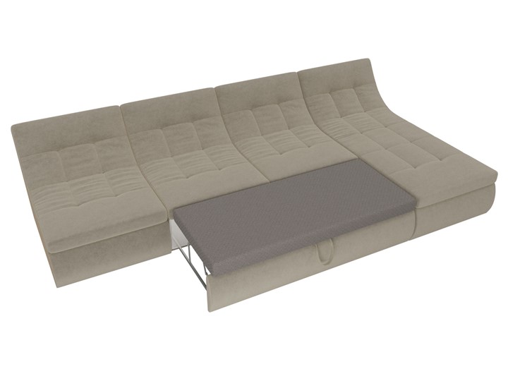 Модульный угловой диван Холидей, Бежевый (микровельвет) в Копейске - изображение 6