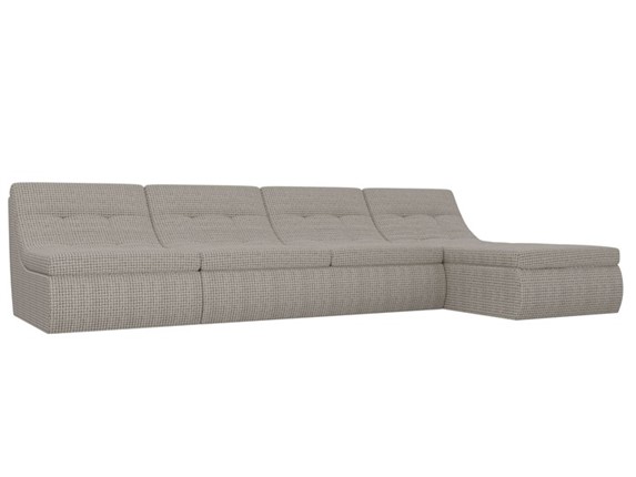 Модульный угловой диван Холидей, Корфу 02 (рогожка) в Миассе - изображение