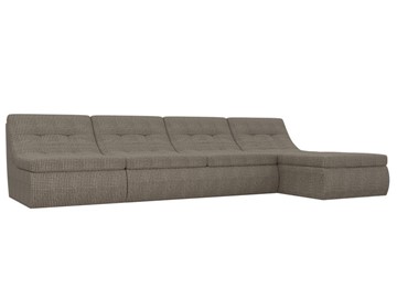 Большой модульный диван Холидей, Корфу 03 (рогожка) в Миассе