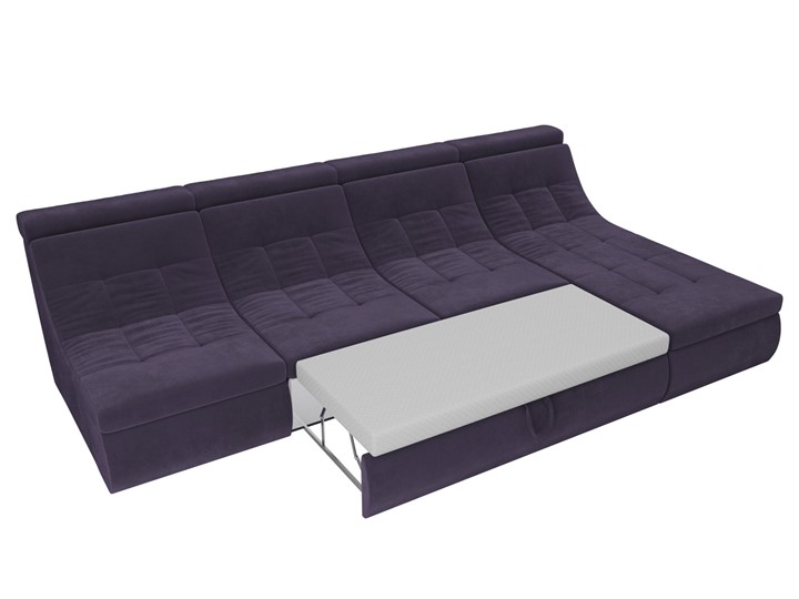 Модульный раскладной диван Холидей люкс, Фиолетовый (велюр) в Челябинске - изображение 8