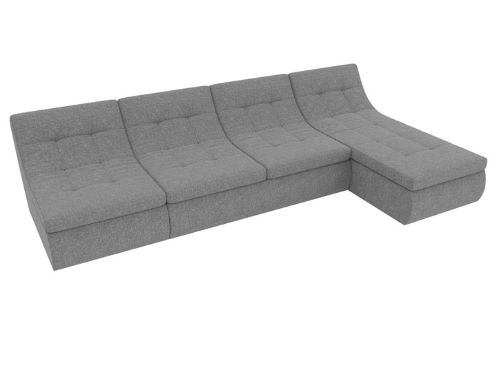 Модульный угловой диван Холидей, Серый (рогожка) в Магнитогорске - изображение 3