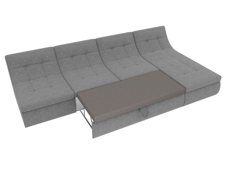 Модульный угловой диван Холидей, Серый (рогожка) в Магнитогорске - изображение 6