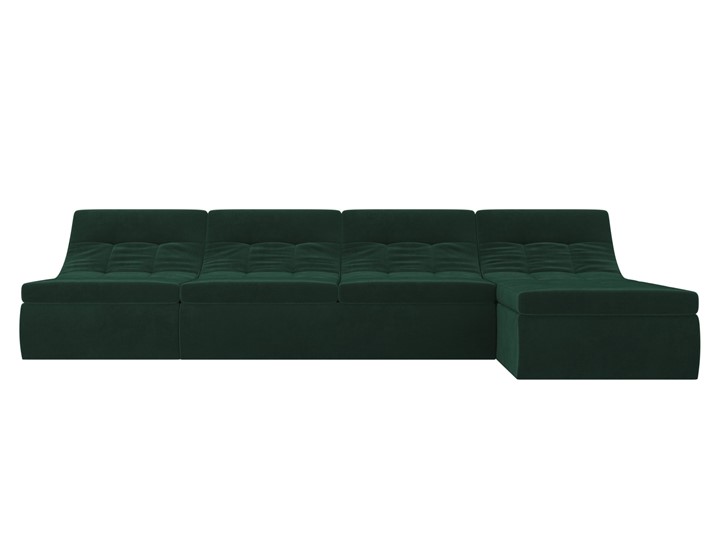 Большой модульный диван Холидей, Зеленый (велюр) в Челябинске - изображение 3