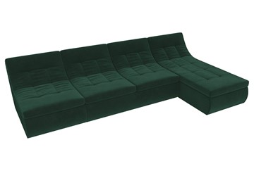 Большой модульный диван Холидей, Зеленый (велюр) в Челябинске - предосмотр 5