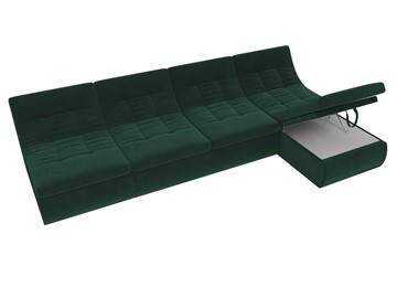 Большой модульный диван Холидей, Зеленый (велюр) в Челябинске - предосмотр 6