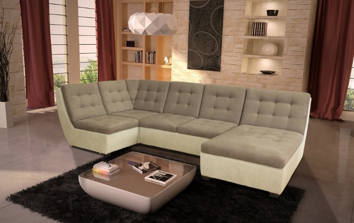 Модульный диван Комфорт (м7+м1+м4+м3) в Челябинске - изображение 5