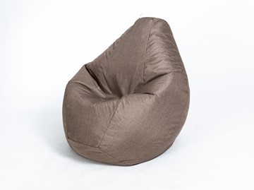 Кресло-мешок КлассМебель Хоум среднее, коричневое в Челябинске