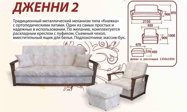 Кресло Дженни 2 в Челябинске - изображение 1