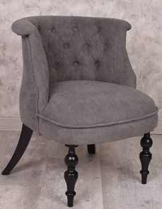 Кресло Бархат (серый бархат/венге) в Миассе