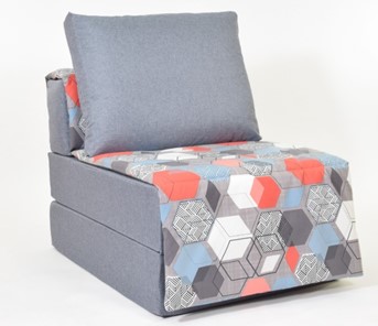 Бескаркасное кресло Харви, серый - геометрия в Магнитогорске