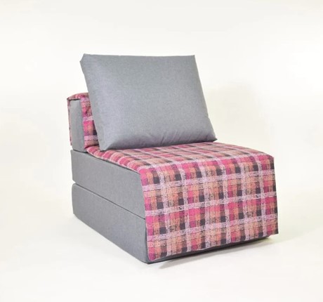 Бескаркасное кресло Харви, серый - квадро в Магнитогорске - изображение