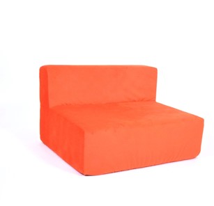 Кресло бескаркасное Тетрис 100х80х60, оранжевое в Челябинске