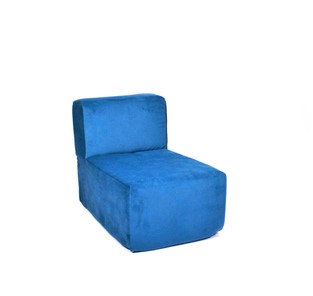 Кресло бескаркасное Тетрис 50х80х60, синий в Челябинске