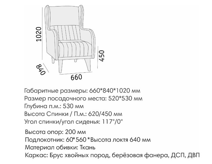 Кресло для отдыха Градара в Миассе - изображение 6