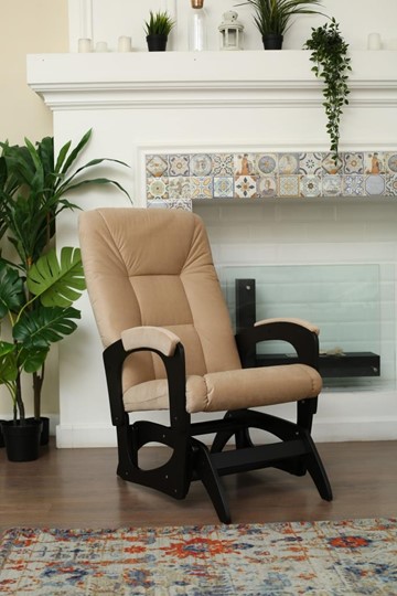 Кресло-качалка Леон маятниковая, ткань AMIGo песок 29-Т-П в Златоусте - изображение 3