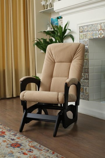 Кресло-качалка Леон маятниковая, ткань AMIGo песок 29-Т-П в Миассе - изображение 4