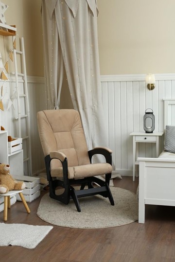 Кресло-качалка Леон маятниковая, ткань AMIGo песок 29-Т-П в Златоусте - изображение 6
