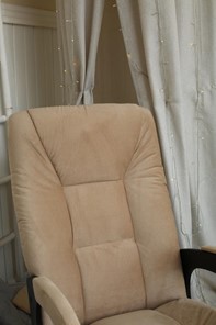 Кресло-качалка Леон маятниковая, ткань AMIGo песок 29-Т-П в Челябинске - предосмотр 7
