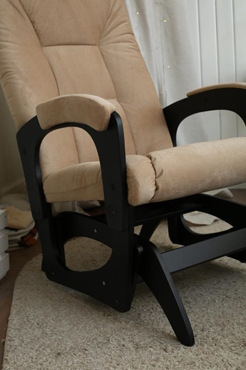 Кресло-качалка Леон маятниковая, ткань AMIGo песок 29-Т-П в Миассе - изображение 8