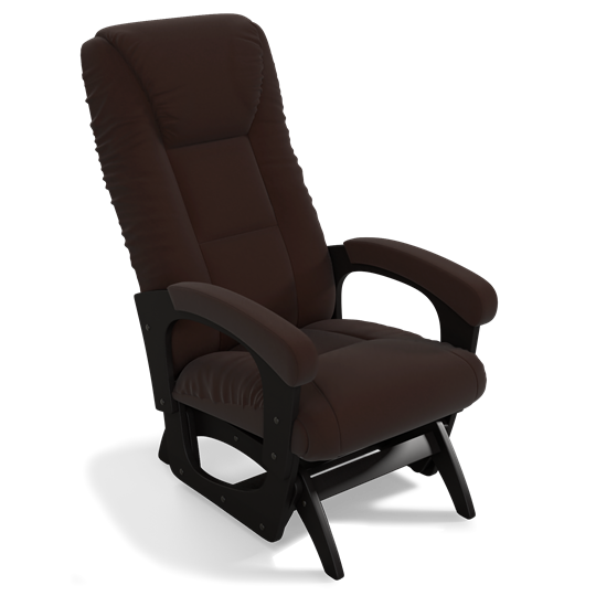 Кресло-качалка Леон маятниковая, ткань AMIGo шоколад 29-Т-Ш в Магнитогорске - изображение 1