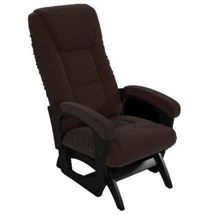 Кресло-качалка Леон маятниковая, ткань AMIGo шоколад 29-Т-Ш в Златоусте - изображение