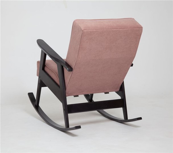 Кресло-качалка Ретро (венге / RS 12 - розовый) в Челябинске - изображение 1