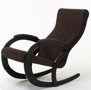 Кресло-качалка Корсика, ткань Amigo Coffee 34-Т-AC в Миассе