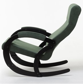 Кресло-качалка в гостиную Корсика, ткань Amigo Green 34-Т-AG в Магнитогорске - предосмотр 1