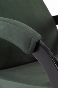 Кресло-качалка в гостиную Корсика, ткань Amigo Green 34-Т-AG в Магнитогорске - предосмотр 4