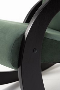 Кресло-качалка в гостиную Корсика, ткань Amigo Green 34-Т-AG в Челябинске - предосмотр 5