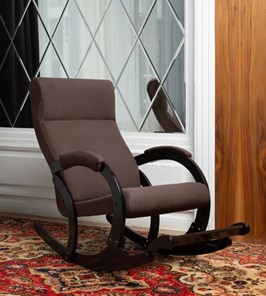 Кресло-качалка в гостиную Марсель, ткань Amigo Coffee 33-Т-AC в Челябинске - предосмотр 5