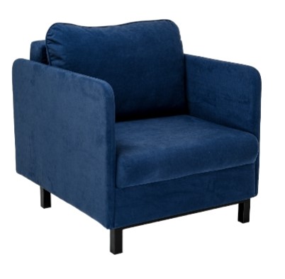 Кресло-кровать Бэст синий в Челябинске - изображение 1