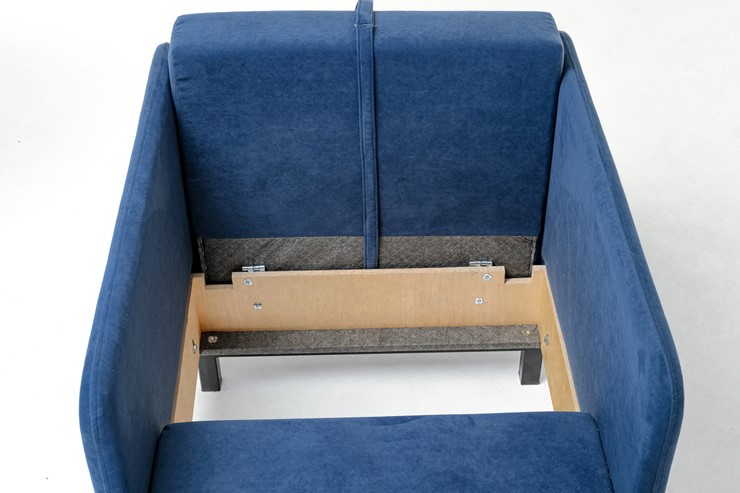 Кресло-кровать Бэст синий в Челябинске - изображение 7